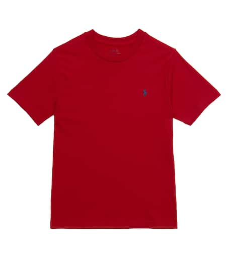 Tシャツ・カットソー Ralph Lauren Polo Ralph Lauren Shirts Red (710965069 001) Polo Ralph Lauren Men's Custom Fit Crew Neck Short Sleeve T