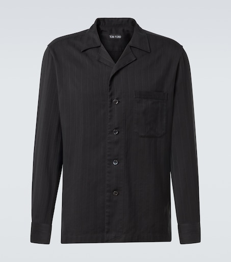 Tom Ford Striped cotton and silk shirt