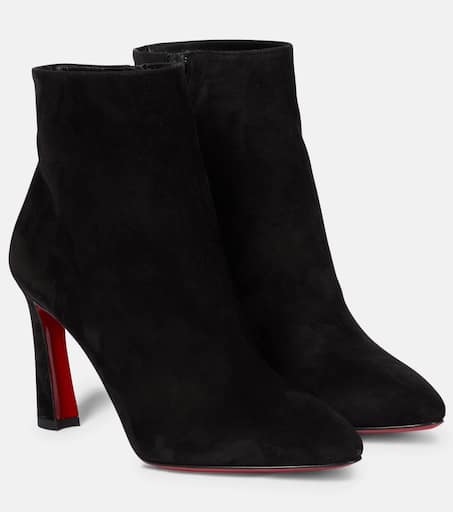 Eleonor 85 suede ankle boots in black - Christian Louboutin | Mytheresa