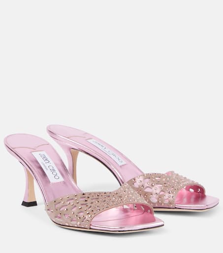 JIMMY CHOO ピンク スエード ハイヒール JIMMY CHOO ピンク スエード ハイヒール