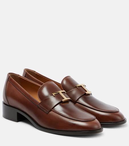 ローファー・オックスフォード TOD'S Canvas loafer t timeless Beige Man MULTICOLOUR Loafers in Canvas and Leather