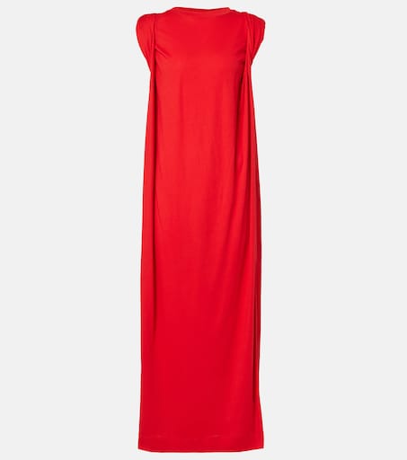dries van noten red dress Dries Van Noten Red Dress