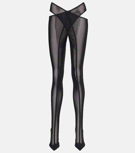 Cheopissima thigh high 105 boots in black - The Attico