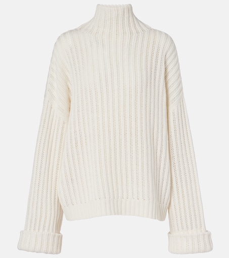 Pull Brunello Cucinelli 100% Cachemire - Blanc - Taille S Femme - Occasion Très Bon état