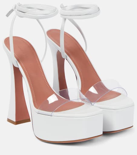 AMINA MUADDI PALOMACRYSTALSLIPPERSATINCITRINE 関税送料込 Amina Muaddi Crystal-Embellished Satin Mules | Saks Fifth Avenue