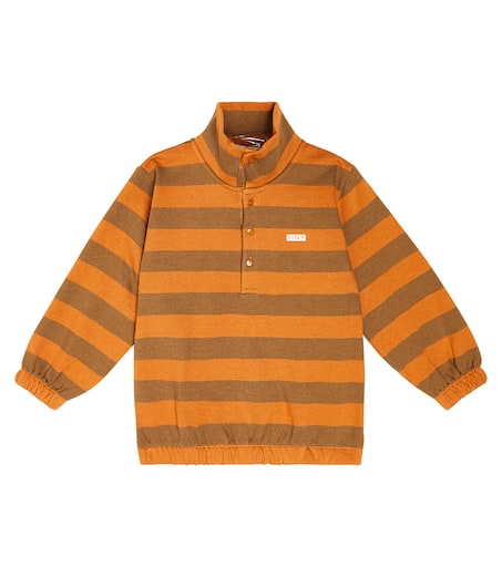 【新品】Tinycottons-STRIPES SWEATSHIRT 3y Tiny Stripes cotton-blend sweatshirt in multicoloured