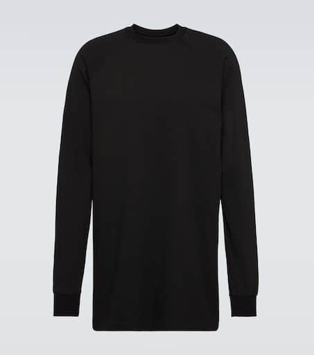 Rick Owens Baseball T-shirt raglan BigT黒 Rick Owens Baseball T-shirt raglan BigT黒