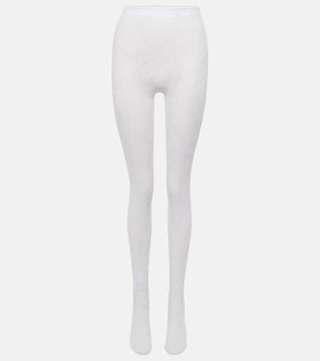 レッグウェア Nodress White Lace Short Leggings Nodress White Lace Short Leggings
