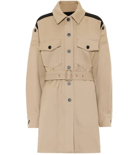 【関税&送料込】Chloe Beige Cotton Trench Coat Chloé Cotton Trench Coat | italist