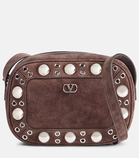 ショルダーバッグ・ポシェット VALENTINO GARAVANI WOMAN CROSSBODY BAGS Valentino Garavani Rockstud Leather Crossbody Bag | Black