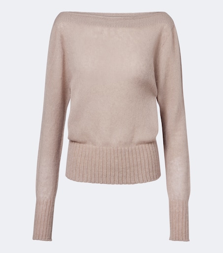 Cashmere and silk-blend sweater in beige - Tom Ford | Mytheresa