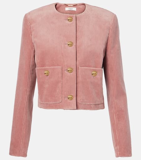 ジャケット CHLOE PASTEL PINK WOOL BLAZER Chloe Pink Wool Blazer Chloe