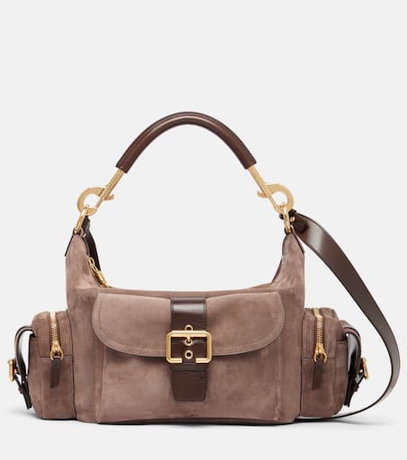 ショルダーバッグ・ポシェット Chloe Tan Coloured Suede Leather Camera Bag Suede camera bag in beige - Chloe | Mytheresa