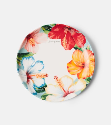 DOLCE&GABBANA by LOVERAMICS 食器8点セット　未使用 Floral ceramic dinner plate in multicoloured - Dolce Gabbana Casa