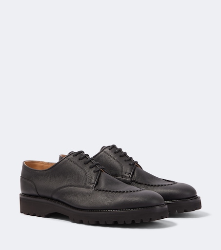 Leather Derby shoes