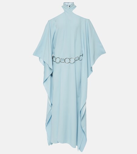 Verzierter Kaftan Mambo aus Crêpe in Blau - Taller Marmo | Mytheresa