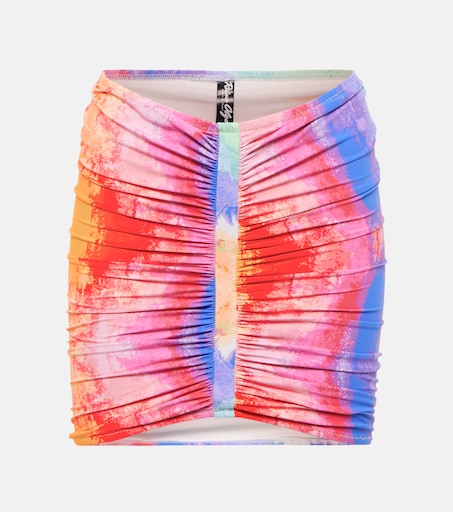 Geraldina tie-dye miniskirt