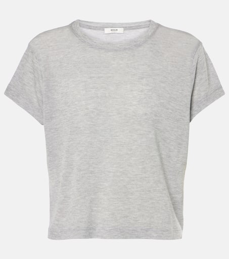 Tシャツ・カットソー PAULA CANOVAS DEL VAS AT004 SHORT SLEEVE PRINTED TEE GREY P00985045.jpg