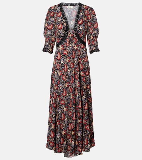 RIXO リキソー ブランド ワンピース floral cotton&silk 773291 RIXO(リキソー) ワンピース(レディース) - 海外通販のBUYMA