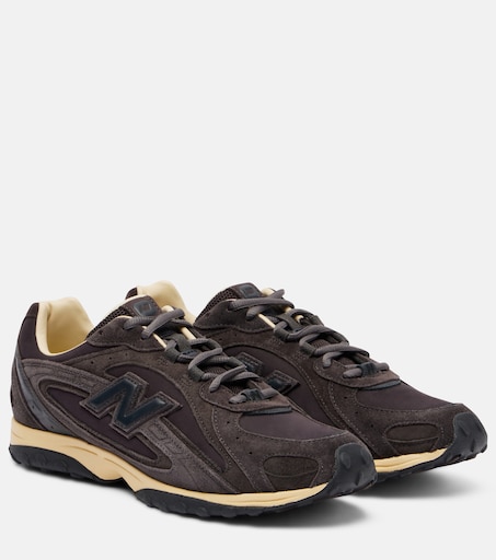 「AURALEE × New Balance 204L」（DARK BROWN) x Auralee 204L suede sneakers in brown - New Balance | Mytheresa
