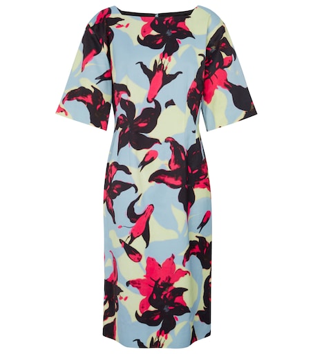 Printed midi dress