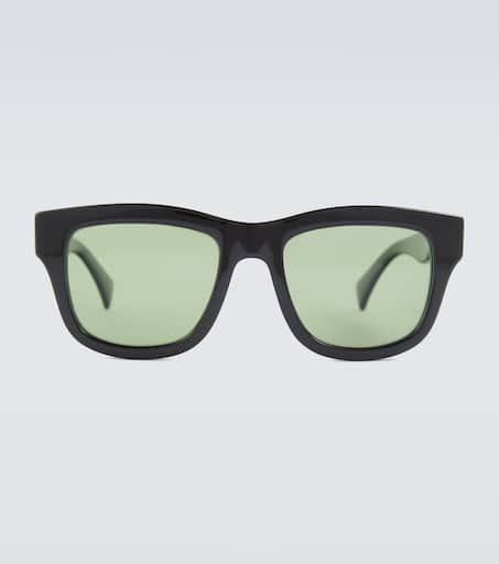 サングラス Gucci Black Acetate Sunglasses Rectangular frame sunglasses in black acetate | GUCCI® US