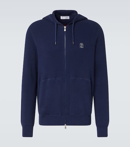 【関税&送料込】Brunello Cucinelli Felpa Brunello Cucinelli Felpa Con Zip | Blu | FARFETCH IT