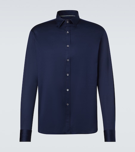 Canali Cotton jersey shirt