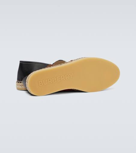 House Check canvas espadrilles in beige Burberry Mytheresa