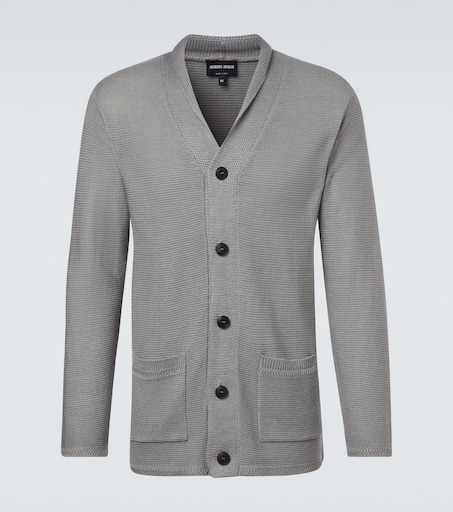 Giorgio Armani Linen-blend cardigan