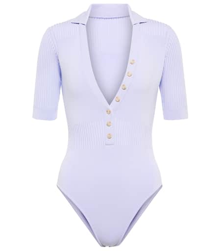 Le Body Yauco polo bodysuit in purple - Jacquemus | Mytheresa