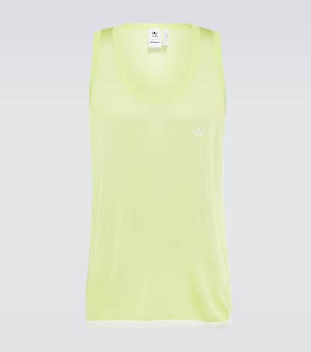 Tシャツ・カットソー ADIDAS ORIGINALS Wales Bonner tank top Yellow x Wales Bonner tank top in yellow - Adidas | Mytheresa