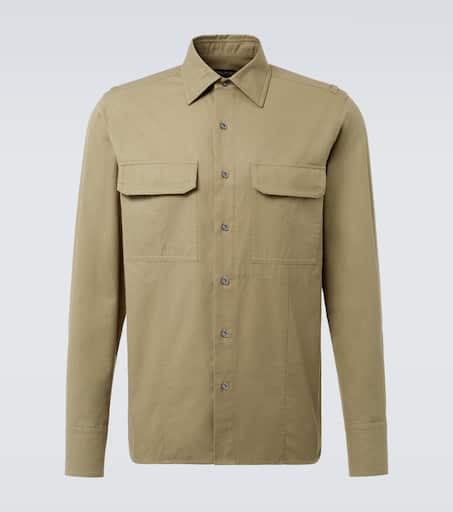 Tシャツ・カットソー TOM FORD SS25 Twill shirt (HME001FMG002S24 FG830) Tom Ford Twill Shirt | italist