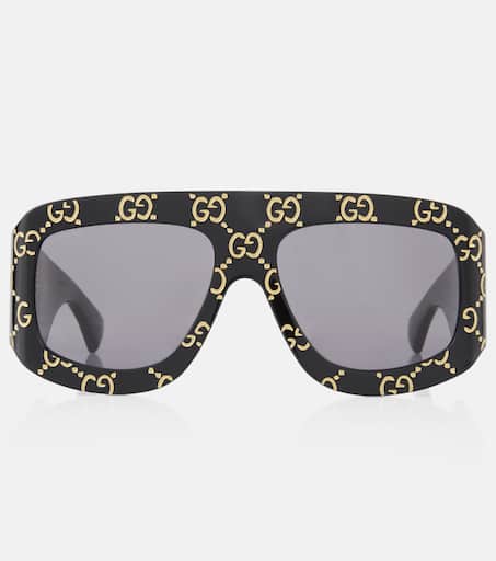 【希望者のみラッピング無料】 Street GG square Mytheresa | Gucci - black in sunglasses 小物