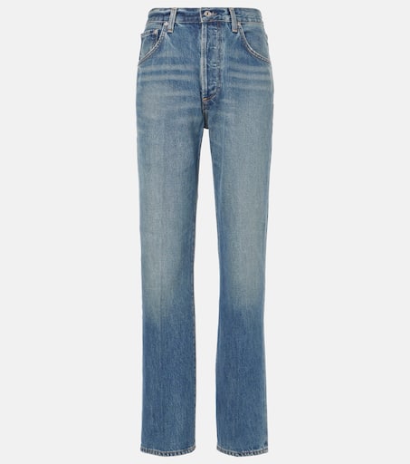 【Citizens of Humanity】 Baretta high-riseストレートジーンズ Baretta high-rise straight jeans in blue - Citizens Of