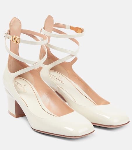 パンプス VALENTINO GARAVANI PUMPS BUTTER WHITE/TOBACCO Valet Du Roi Kidskin Slingback Pumps 60mm for Woman in