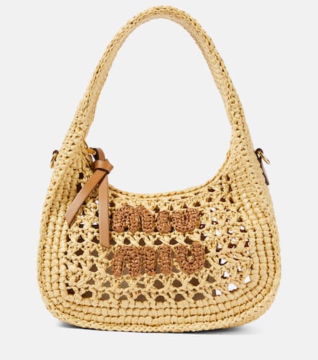 Miu Miu Raffia Bags for Women | Mytheresa
