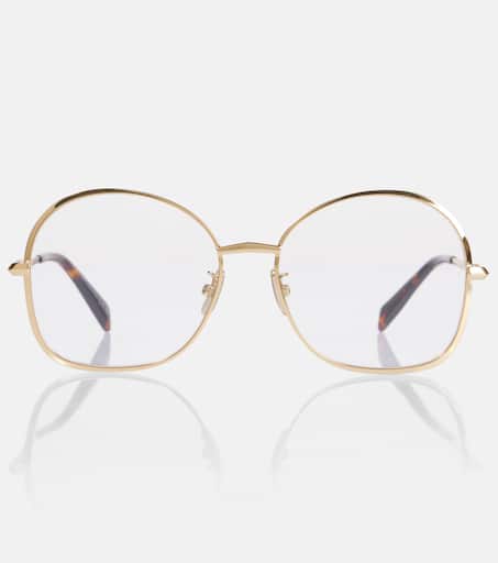 Square glasses in gold - Celine Eyewear | Mytheresa
