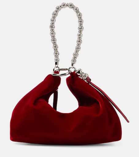 【23SS NEW】Jimmy Choo/ Cloud クリスタル クラッチバッグ /Red Red Crystal Covered Clutch Bag | Cloud | Pre Fall 18 | JIMMY