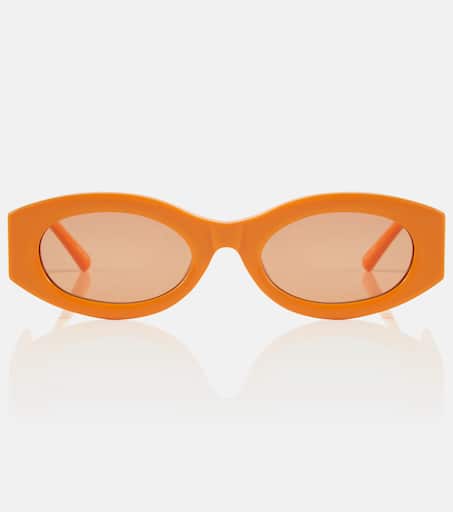 THE ATTICO サングラス BERTA ATTICO38C12SUN x Linda Farrow Berta sunglasses in yellow - The Attico
