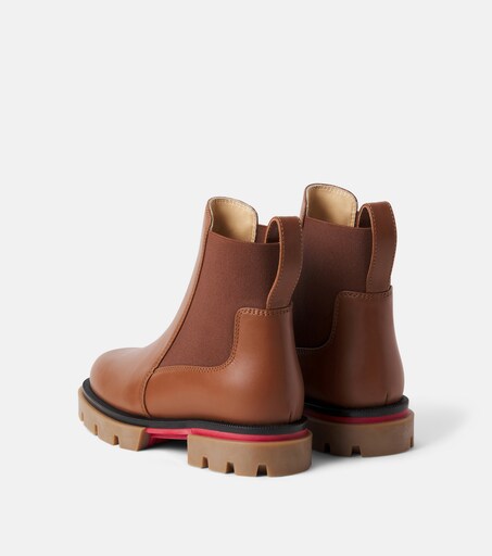 Christian Louboutin Kids 마르차크로체 레더 첼시 부츠
