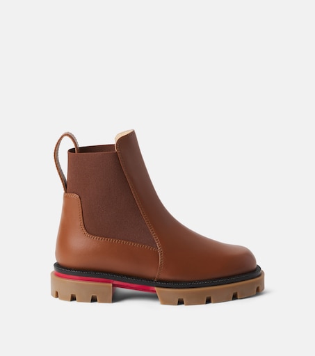 Christian Louboutin Kids 마르차크로체 레더 첼시 부츠