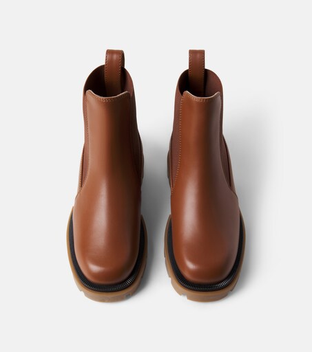 Christian Louboutin Kids 마르차크로체 레더 첼시 부츠