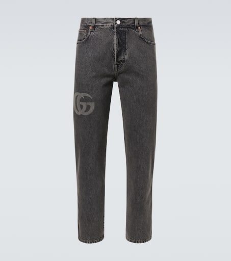 【関税込み】gucci Cropped jeans Low waist cropped denim pant in blue | GUCCI® SI