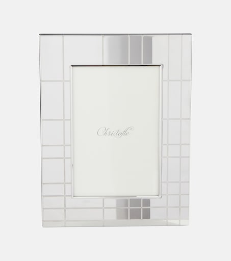 Graphik stainless steel picture frame in silver - Christofle