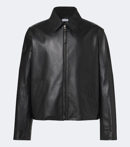 〈 LOEWE 〉Lamb Leather Blazer 44 P01207383.jpg