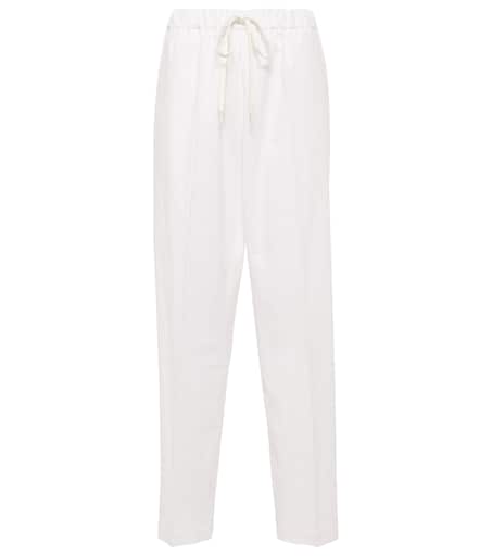 パンツ MSGM Woman Pants White 3741MDP23247669 02 3841MDP11Y_257126_02_01_fe6d62