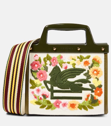 正規品販売！ tote embroidered Mini Trotter Love bag multicoloured in バッグ