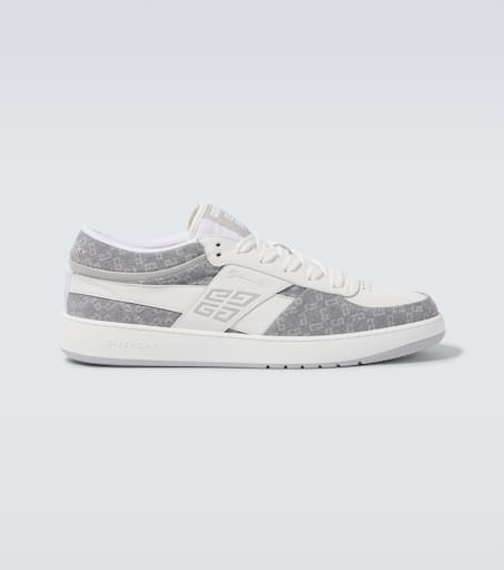 G Move leather and denim sneakers in white - Givenchy