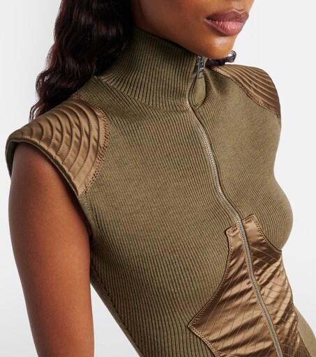 JEAN PAUL GAULTIER 울 블렌드 미니드레스